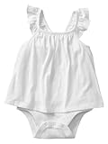 baby GAP (ベビーギャップ）フラッターロンパース　ホワイト【月齢：18-24ヶ月】（並行輸入品)（90cm)