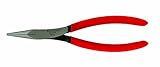 Xcelite 59NCG Forged Alloy Steel Electrician's Chain Nose Plier with Cushion Grip, Serrated, 8' Leng