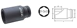 TOP トップ工業 PT-612L インパクト用ディープソケット 差込角 19.0mm