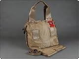 C-RED Beige & Gold Crocodile Shopper Tote Diaper Bag [並行輸入品]