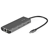 StarTech.com USBマルチハブ/USB-C/4K30Hz HDMI/100WPD/3xUSB/LAN/長尺cbl