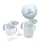 リッチェル トライ マグセットプレミアム ライトグレー 名入れ付き 200ml＋300ml 生後5カ月頃～ ベビーマグ ストローマグ 赤ちゃん 水分補給 出産祝い ギフト