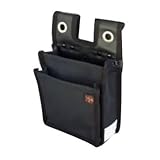 鳶壱 帆布製工具腰袋 ジャスト Y型ハーネス対応 黒 ※取寄品 120-BK