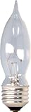 GE 16049 40-watt Bent Tip Mediumベースライト電球、4 -パック、クリスタルクリア