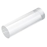 uxcell 1個 アクリル丸棒 30mm x 100mm クリア アクリル棒 PMMAバー押出し 円形 プラスチック ソリッド スティック DIYクラフト照明 園芸 装飾用