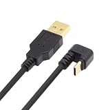NFHK USB2.0 Type-A - Type C USB-C オス-オス 電源データケーブル 5Gbps USB-C 反対 U字型バックアングル