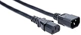 C2G/Cables to Go 30824 14 AWG 250 Volt Power Extension Cord (10 Feet Black) [並行輸入品]