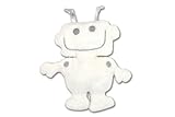 Bemini by Baby Boum Sumptuously Soft and Tactile Robot Comforter with Metallic Stitch Detail and Tog