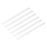 uxcell アルミフラットバー 6本セット 厚み1.5mm 幅20mm 長さ305mm アルミ平角棒 工業・建築向け金属平板 シルバー 切削 穴あけ 加工容易 DIY 補修 補強金具 止め金具 ホビー用