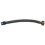 LASCO 10 – 1073水供給Flex、ステンレススチールBraided with Poly内部コア、3 / 8インチメステキサスFine Flare X 1 / 2インチメス鉄パイプX 16イ