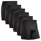 [DANISH ENDURANCE] Sports Trunks 6 Pack S Black 6-pack