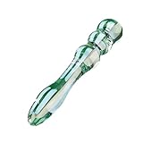 ガラスディルド 3連ビーズ アナルディルド アナルスティック アナルプラグ アナルプレイ SMプレイ (クリア (透明)3cm/3連ビーズタイプ)