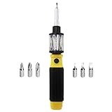 volflashy ドライバー 多機能 360度 ツイスト フレキシブル 高精度 ドライバー ビット DIY 修復 ハンド ツール 6in1