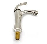 YanCui@ Modern home faucet Single Handle Bathroom Sink Faucet Cold Water Tap Brushed NickelYanCui @現