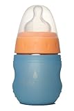 The Safe Starter Baby Bottle, Blue, 5 Ounce by Kid Basix [並行輸入品]