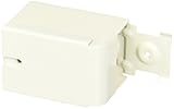 Hubbell Wiring Systems HBL2010A2IV Steel Single Channel Metal Raceway Entrance End Fitting, 3-1/64" 