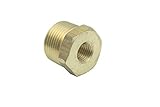 Hommy 六角ニップル ブラス 六角ブッシング 異径両口 3/8" Male x 1/8" Female NPT(５個入り)