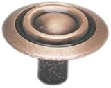 Achim Home Furnishings 714-KNB-24 Cabinet Knob, Antique Copper, Set of 6 [並行輸入品]