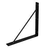 【完全日本製】アイアン金具 ブラケット 棚受けLサイズ（ワイド　ストレートタイプ）アンティーク おしゃれ 壁掛け 職人手作り品