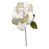 26 "クリームベルベット薄手ローズ6 "花