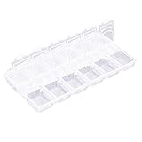 BEE&BLUE ネイル パーツボックス 12グリッド パーツ収納 仕切り 格子ボックス ジュエリー ネイル アクセサリー ダイヤモンド イヤリング ボックス 小物入れ 収納ケース