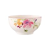 【正規輸入品】 Villeroy & Boch(ビレロイ&ボッホ) ボウル マリフルール フレンチボウル ピンク 750ml 電子レンジ 食洗機対応 1041001931 W15xD12.7xH8cm