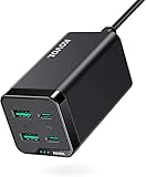 KOVOL 65W usb c 充電器 4ポートUSB充電器 GaN 充電器 type-c PD3.0 QC3.0 PPS対応 PSE認証済