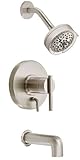 Danze d512058bnt Parmaシングルハンドルタブとシャワー蛇口トリムwith 2.0 GPM sho M D512058BNT 1