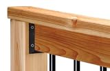 Deckorators 2 x 4階段手すりコネクタブラック5パック