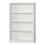 小島工芸 日本製 組立不要 健康仕様のFフォースター 耐荷重に優れた中がしっかりつまった丈夫な棚板 奥行15.8cm 薄型オープンラック SOP-60L ホワイト [幅60cm 高さ93.3cm] 2310275