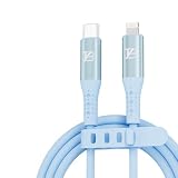 iphone 充電ケーブル 1.2m シリコン Type-C to ライトニングケーブル iphone充電コード アイホン充電ケーブル (ミントグリーン)