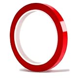 Copeflap ラインテープ【幅10mm × 66m】 耐水テープ 多機能 テープ シール 車 バイク 白 黒 赤 黄色 (レッド)