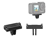 ZLiT DJI Osmo Action 4/3カメラ用マグネットマウント、クイックリリース磁気延長マウント DJI Osmo Action 4/3カメラマウントクランプ用 (ブラック)