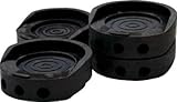 [N-8190104]ＷＡＫＩ　ＨＹＰＥＲ防振ゴム　φ７０Ｘ２５ｍｍ　ブラック　（４個入） EGH005