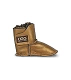 UGG Australian Made since 1974(アグオーストラリアメイド1974) アグ ブーツ ベビー用 シープスキン 防水 革 "ナッパレザー" (ブロンズ・サイズ S) 【正規輸入