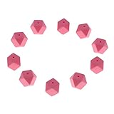 Baoblaze 歯固め　ビーズ　シリコン製　授乳チュアブルボール　DIY　おしゃれ噛がため　おしゃぶりチェーン　赤ちゃん　キャンディーカラー　全5色 - ピンク