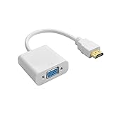 PC、テレビ、ノート パソコン、DVD プレーヤー、他の HDMI デバイスの VGA 女性ビデオ コンバータ アダプタ ケーブル Caxico 1080 p HDMI オス