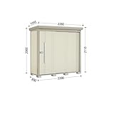 4月30日までのプレゼント企画　タクボ物置　Ｍｒ.ストックマン　ND-2208　一般・多雪型　標準型＋床保護マット　1セット付　【追加金額で工事も可能　屋外用中型物置　】 ムーンホワイト