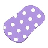 SheetWorld Fitted Bassinet Sheet (Fits Halo Bassinet Swivel Sleeper) - Polka Dots Lavender - Made In