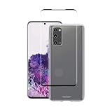 【1+1入り】対応 Galaxy S20 5G SC-51A SCG01 用の フィルム 強化ガラス 液晶保護フィルム+透明 TPU ケース 日本旭硝子素材採用 SC-51A SCG01用の ガラスフィルム 硬度9H 耐衝撃 撥油性 高透過 飛散防止 Galaxy S20 5G SC-51A SCG01 用の ケース クリア TPU 薄型 軽量 シェル スリム 携帯便利 散熱加工 (S20)