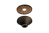 High Quality MC192RB Wet Heavy Duty Semi-Flush Mount Canopy Kit, Roman Bronze