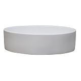 Decolav 1459-CWH Classically Redefined Elongated Above Counter Lavatory Sink, White [並行輸入品]