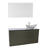 Iotti tn1636時間容器シンク浴室洗面化粧台壁マウントミラー付き含ま 47" Iotti TN1648 1