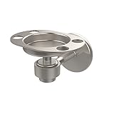 Allied Brass 7126-SN Satellite Orbit One Collection Tumbler/Toothbrush Holder, Satin Nickel [並行輸入品]