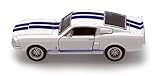 KINSMART Scale 1/38 1967 Ford Shelby Mustang GT-500 diecast car White