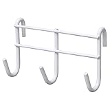 【直送】【代引/日時指定不可】アイリスオーヤマ メッシュオープンラック別売3連フック MOR-3F ホワイト