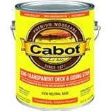 Cabot Stains 0306 Exterior Stain, Semi-Transparent Oil with Neutral Base, 1 gallon [並行輸入品]