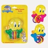 Looney Tunes Baby Tweety Rattle [並行輸入品]