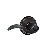 Schlage F40VAVA716 Avanti Privacy Lever, Aged Bronze [並行輸入品]
