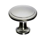 Top Knobs M376 Nouveau Collection 1.125 Inch Ringed Cabinet Knob, Brushed Satin Nickel Finish [並行輸入品